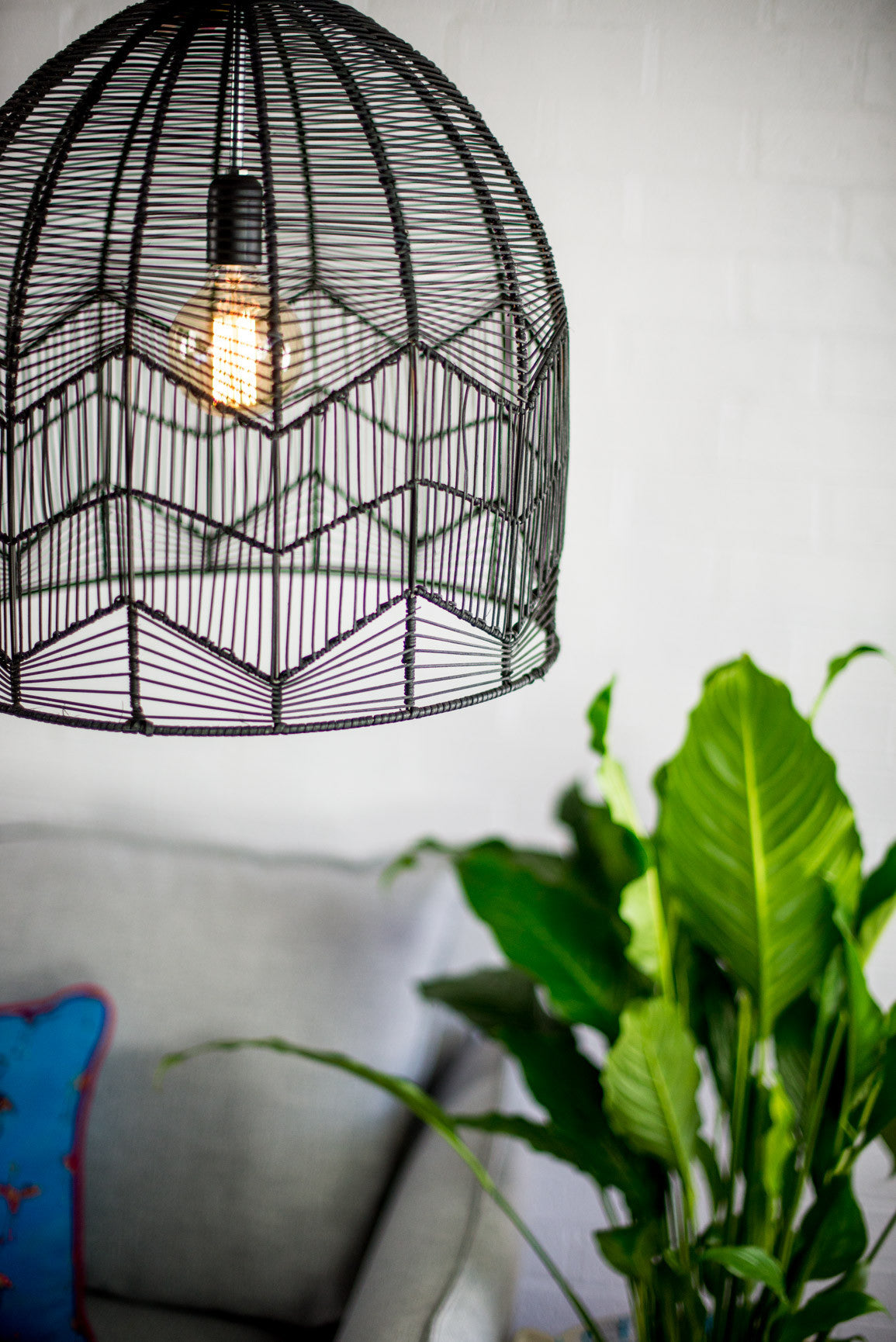 Milly and eugene lace rattan pendant discount