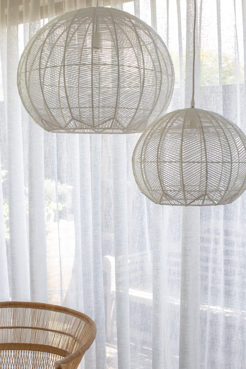 Milly and eugene lace rattan pendant deals